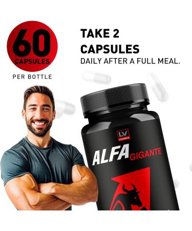 Alfa Gigante Capsules Alfa Gigante Alfa Gigante Pills Alfa Gigante All Natural Pills Alfa Gigante Advanced Formula Alfa Gigante Pill Formula Capsules Reviews 60 Capsules for 1 Month - Buy Online on GoSupps.com