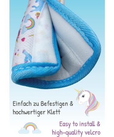 HECKBO Kids Unicorn Seat Belt Pads - Car Seat Belt Protectors for Kids & Babies - Ideal for Booster Seats & Bicycles - 1 Piece - Buy Online on GoSupps.com
