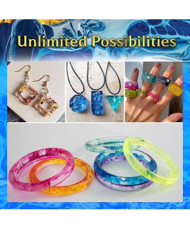 Zoncolor Epoxy Resin Silicone Molds Starter Kit - Jewelry Making & Home Decor Set - Buy Online on GoSupps.com