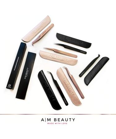 Premium Beauty Tweezers Set | Eyelash Extensions Nail Design Accessories & Case - International Shipping - Buy Online on GoSupps.com