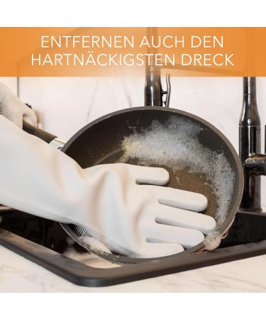 Avana Silicone Rinse Cleaning Gloves | Heat-Resistant Wash Scrubber for Home & Animal Care | Gray - Buy Online on GoSupps.com