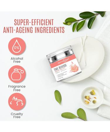 Time Reverse Instant Face Lift Cream - Anti-Aging Solution for Neck Chest & Loose Skin | Organic Formula to Reduce Wrinkles & Sun Spots - Buy Online on GoSupps.com