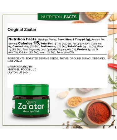 USimplySeason Zaatar Spice - Original Seasoning 2.4 Ounce (Pack of 1) - Buy Online on GoSupps.com