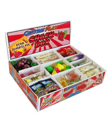 Buy CAPTAIN PLAY 2 kg Candy Box 14 Varieties of Chocolate-Free Candies | Perfect for Parties & Gifting | International Shipping Available - Buy Online on GoSupps.com