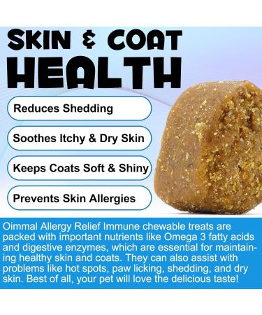 Itch and Immune Chews for Dogs Dog Allergy Relief Treats Soothe Itchy Skin Paws Eyes Ears Stop Itching Licking Sneezing Redness Chewing Paws for All Breeds and Sizes Peking Duck 150 Chews - Buy Online on GoSupps.com