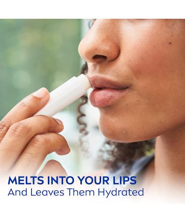 NIVEA Moisture Lip Care Balm Stick with Shea Butter, Jojoba Oil & Avocado Oil 0.17 Oz (Pack of 4) - Buy Online on GoSupps.com