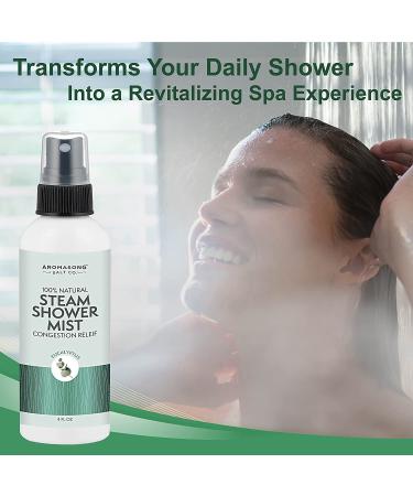 Aromasong Eucalyptus Shower Spray - 100% Pure Oil for Spa & Sinus Relief - Buy Online on GoSupps.com