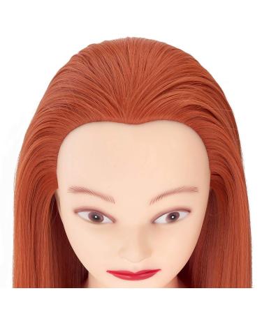 Hairdresser Neverland 28 Training Head - Professional Fiber Hair Styling Set with Holder & DIY Accessories | Perfect for Hairdressers & Students - International Shipping Available - Buy Online on GoSupps.com