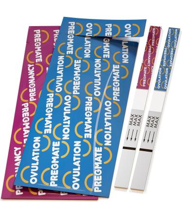 Pregmate Ovulation and Pregnancy Test Strips Predictor Kit - 25 Count - Buy Online on GoSupps.com