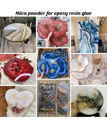 Jelife Gold Mica Powder for Epoxy Resin - 100g Cosmetic Grade Pigment for Soap Making, Candle, Makeup & Art Crafts - Buy Online on GoSupps.com
