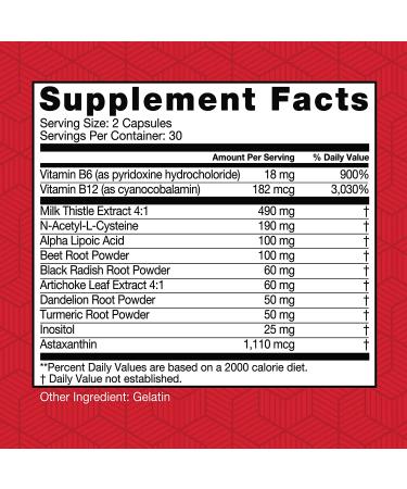 Health Plus Liver Detox 60 Capsules | Natural Liver Support & Cleanse - Buy Online on GoSupps.com