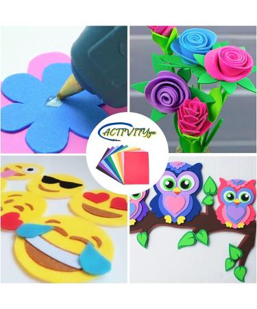 EVA Foam Sheets 9x12 Inch 2mm Thick - 10 Colorful Sheets for Arts and Crafts by ACTIVITYya - Buy Online on GoSupps.com