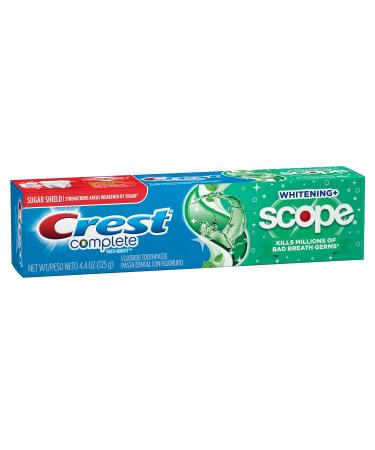 Crest Complete Whitening plus Scope Toothpaste - Minty Fresh Pack of 6 | Fluoride Multi-Benefit - International Shipping Available - Buy Online on GoSupps.com