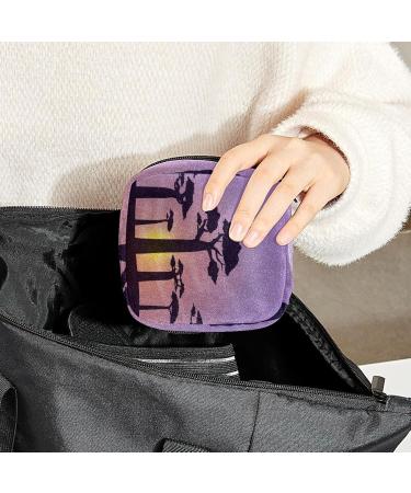 Women's Portable Period Kit Bag - Lift Storage Pockets Twilight Baobab Silhouette - Ideal for Girls | Shop Now! - Buy Online on GoSupps.com
