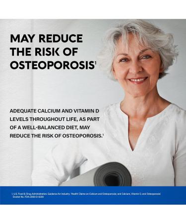 Calcium 1200 mg with Vitamin D3 - Calcium Citrate Supplements for Women & Men - Bone Health Strength & Density - High Absorption & Slow Release - Lab Tested Made in USA - 180 Tablets 60 Days Supply 180 Count (Pack of 1) - Buy Online on GoSupps.com