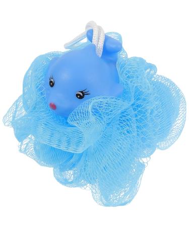 TEHAUX Children's Bath Sponge Shower Ball Shower Loofah Bath Exfoliating Scrubber Shower Puff Scrubber for Bathing Bath Sponge for Kids Rich Foaming Bath Ball Toddler Tub Super Soft