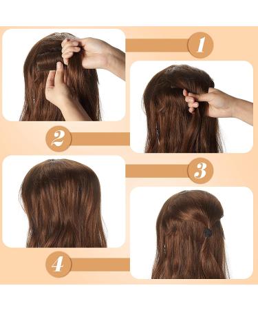 3-Piece Hair Bun Clip & Styling Insert Tool Set for Women - Black, Light Brown, Dark Brown - Buy Online on GoSupps.com