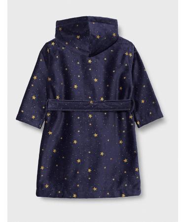 Buy Schiesser Girls Cat Zoe Bathrobe 92 - Night Blue | International Shipping Available - Buy Online on GoSupps.com