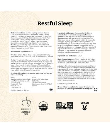 Yogi Tea - Restful Sleep Tea - 6 Pack 96 Tea Bags Total - Buy Online on GoSupps.com