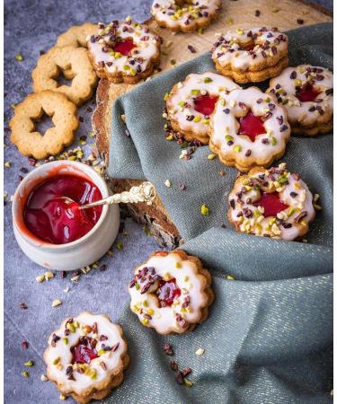 Gluten-Free Crispy Cookies with Glaze - Colorful Decorations 8-Pack (3 Baking Sheets) - Perfect for Any Occasion! - Buy Online on GoSupps.com