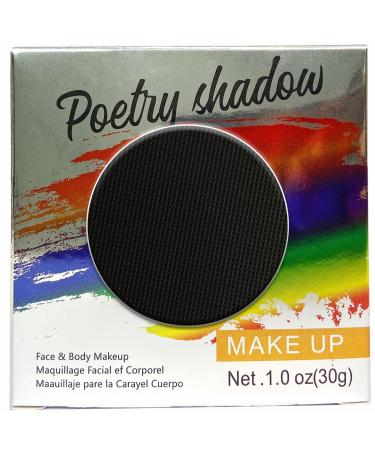 MockTota Body Paint Face and Body Black 30g Palette Professional Makeup Water Soluble For Kids and Adults Halloween Carnival Shows