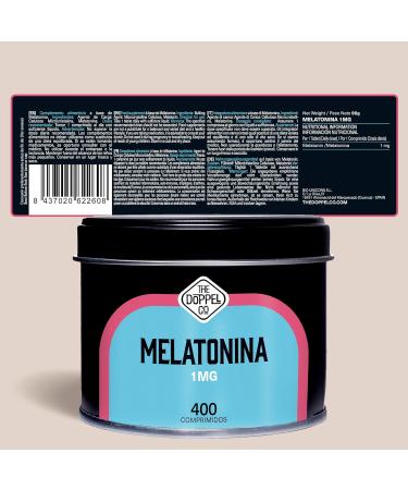 Melatonin 1 mg | 400 Tablets | Sleep Well Cure 1 Year + | Pure Melatonin | Sleep Stamp that Stimulates Sleep | Melatonin for Deep Sleep | Increases Serotonin - Buy Online on GoSupps.com