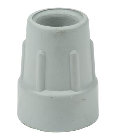 Qty: 4X 22mm (7/8") Heavy Duty Rubber Ferrules for Crutches - Grey - by Lifeswonderful