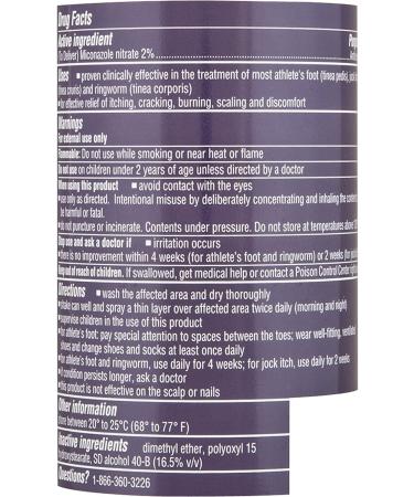 Lotrimin Anti-Fungal Spray Liquid 4.6 oz - Fast-Acting Relief for Fungal Infections - Buy Online on GoSupps.com