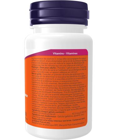 Now Foods Vit D-3 2 500 IU 90gel 0 90 count (Pack of 1) - Buy Online on GoSupps.com