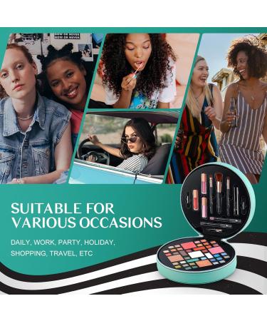 Color Nymph All In One Makeup Kit for Teens - 38-Color Eyeshadows Lipglosses & Brushes in Portable Bag - Perfect Christmas New Year & Birthday Gift - Buy Online on GoSupps.com