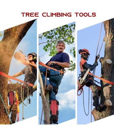 Hlieeeosfcn Tree Climbing Spike Set - Non-Slip Tree Climbing Equipment with Safety Belt | Durable Climbing Tools for Safe Outdoor Adventures - Buy Online on GoSupps.com