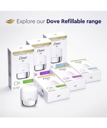 Dove Refillable Deodorant Starter Kit - 0% Aluminum Sensitive Deodorant 1.13 oz - Buy Online on GoSupps.com