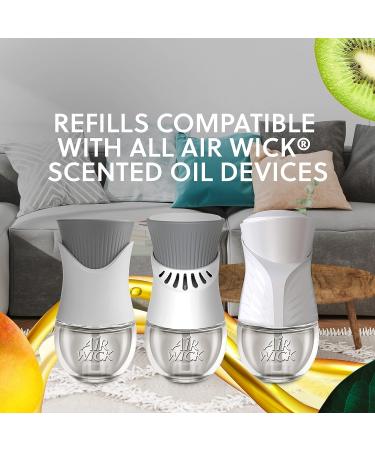 Air Wick Fresh Mango & Kiwi Scented Oil Refill 5 ct - Essential Oils Air Freshener - Spring Collection 5 Count - Buy Online on GoSupps.com
