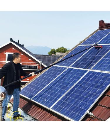 photovoltaic cleaner window cleaning pole Window Cleaning Pole/Water Fed Telescopic Brush/Extendable Cleaner Conservatory Roof Suitable For Photovoltaic Panel CleaningTrucks Windows 9m (Size 7.2m/23.64ft - Buy Online on GoSupps.com
