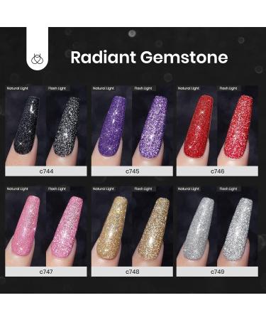 Beetles Gel Polish Nail Art Gel Liner Set-12 Color Reflective Glitter Black White Hot Pink Gel Art Paint for Swirl Nail Built Thin Nail Art Brush in Bottle Gel Pen Soak Off Led Lamp Manicure Kit 12 CLOLORS SET - Buy Online on GoSupps.com