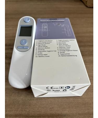 Buy Easter Thermometer for Babies & Adults | Digital Infrared Ear Fever Thermometer | Accurate Color-Coded Display & 21 Disposable Caps - Buy Online on GoSupps.com
