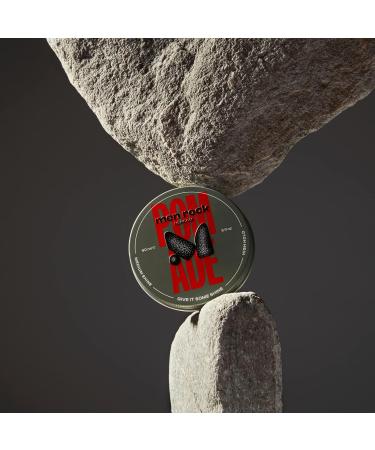 Men Rock Pomade High Hold Medium Shine 90ml - For Slick & Classy Hairstyles - All Hair Types & Lengths - Fruity Fresh Scent - Use on Damp or Dry Hair - Buy Online on GoSupps.com