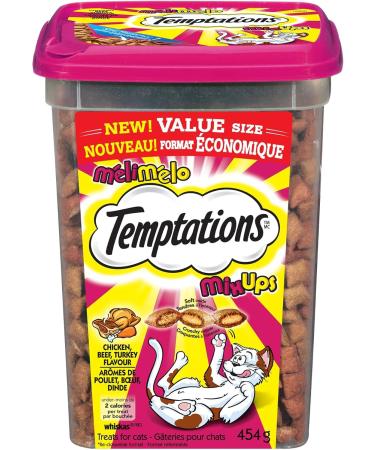 TEMPTATIONS Mix-Ups Cat Treats (Chicken Turkey & Beef Flavour) + TEMPTATIONS Adult Cat Treats Seafood Medley Flavour 908g Value Bundle Cat Treats + Cat Treats Chicken - Turkey - Beef 454 g (Pack of 1) - Buy Online on GoSupps.com