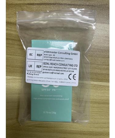 KARLOR Sunscreen Stick SPF50+ Face Sunscreen Stick Body Sunscreen Stick UVA/UVB Radiation Face Sunscreen cream stick UV Protection Sun Protection Refreshing Waterproof (Blue) - Buy Online on GoSupps.com