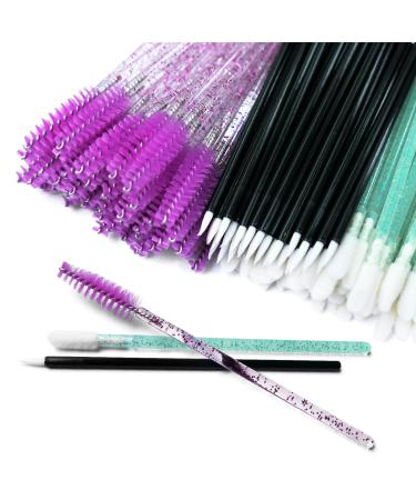 150pc Spoolies Eyelash Brush&Lip Brush&Eyeliner Brush&Eyebrow Brush Disposable Mascara Wands Eyebrow Spoolie Lip Wands Eyelash Spoolies for Eyelash Extentions Lash Spoolies for Eyebrows-G Set G