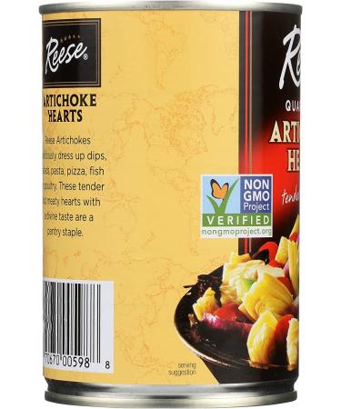 Reese Quartered Artichoke Hearts - 14 oz | Premium Quality, Ready-to-Eat - Buy Online on GoSupps.com
