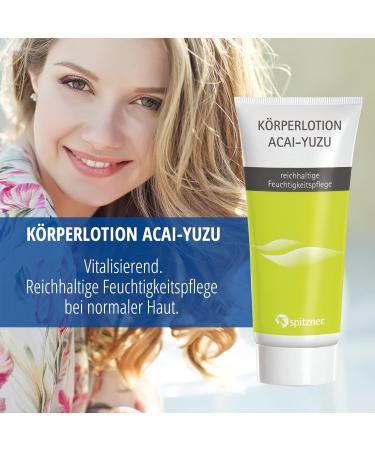 Spitzner Acai-Yuuzu Body Lotion Savings Package (2x 200ml) | Vitalizing Nourishing Vegan Care for Normal Skin - Shop Now! - Buy Online on GoSupps.com