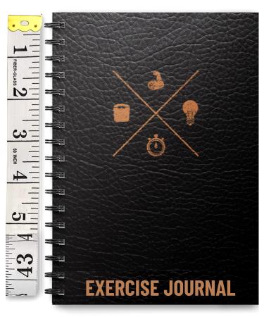 Exercise Journal and Planner, Easy to Use Fitness Planner, Weight Loss Journal & Workout Planner, Workout Log Book, Helps Achieve Goals Faster