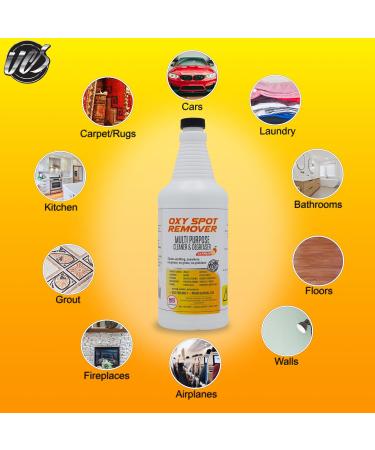 UCS Oxy Spot Remover - All Purpose Cleaner & Degreaser Spray 32 oz | Stain Remover for Carpets Upholstery & Laundry - Effective Cleaning Solution - Buy Online on GoSupps.com