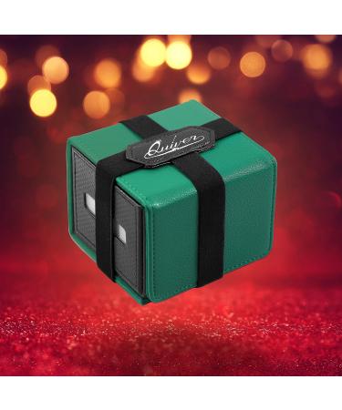 Green Citadel Deck Block - Premium 100+ Commander MTG Deck Box with Custom Divider for Cards, Dice, and Tokens - Compatible with Quiver Card Cases - Buy Online on GoSupps.com