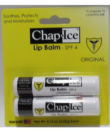 Oralabs ChapIce Premium Lip Balm SPF 4 - Original 2 Sticks | Buy Internationally - Buy Online on GoSupps.com