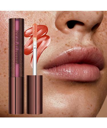 Qkbuza Lip gloss Moisturizing Lip CareMoisturizing Volumizing Lipstick For Women Make Up Care Date Evening Natural Look 03 - Buy Online on GoSupps.com