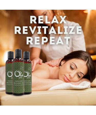 Ola Tropical Apothecary Lemongrass Ginger Massage Oil - 4 fl oz 4 Fl Oz (Pack of 1) - Buy Online on GoSupps.com