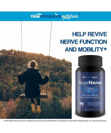 RegeNerve Pro - Improved Formula - Our Best Neuropathy Nerve Support Supplement -Yellow Vitamin for Nerves - Nerve Regen Formula for Neuropathy - Regenerve 6 Turmeric - Rege Nerve6 Nerve Repair Pills - Buy Online on GoSupps.com