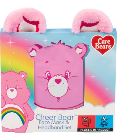 Care Bears Headband and Face Mask Gift Set. Includes Pink Cheer Bear Strawberry Scented Facemask & Headband with Fluffy Ears. Officially Licensed Care Bears Merchandise. - Buy Online on GoSupps.com